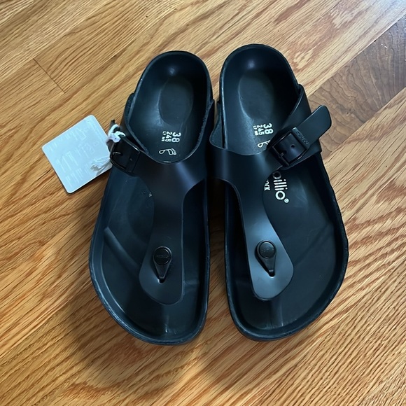 Birkenstock Gizeh PAP Flex Platform Leather Sandals Size 7 NWT - Picture 9 of 17